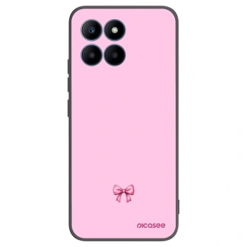 Picasee husă neagră din silicon pentru Honor 70 Lite - Blush bow