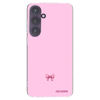 Picasee husă transparentă din silicon pentru Samsung Galaxy S24+ S926B 5G - Blush bow