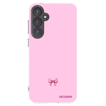 Picasee husă transparentă din silicon pentru Samsung Galaxy S23 FE S711B - Blush bow