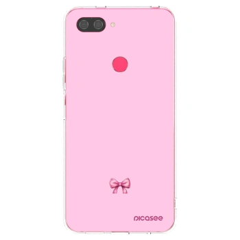 Picasee husă transparentă din silicon pentru Xiaomi Mi 8 Lite - Blush bow