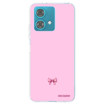 Picasee husă transparentă din silicon pentru Motorola Edge 40 Neo - Blush bow