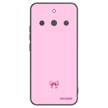 Picasee husă neagră din silicon pentru Realme 11 Pro+ - Blush bow
