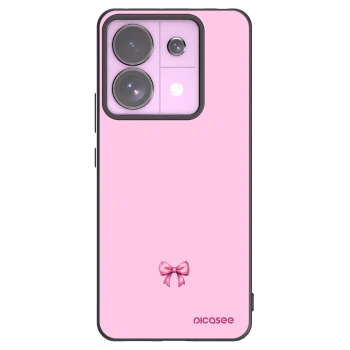 Picasee husă neagră din silicon pentru Xiaomi Redmi Note 13 Pro 5G - Blush bow