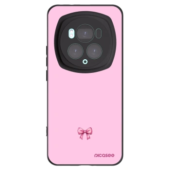 Picasee husă neagră din silicon pentru Honor Magic6 Pro - Blush bow