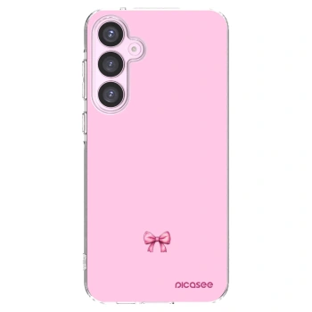 Picasee husă transparentă din silicon pentru Samsung Galaxy A55 5G A556B - Blush bow