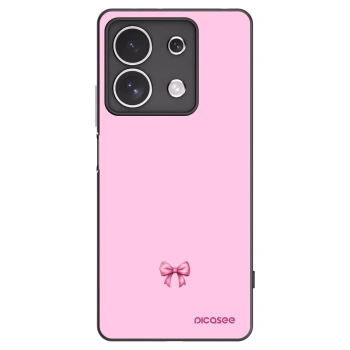 Picasee husă neagră din silicon pentru Xiaomi Redmi Note 13 4G - Blush bow