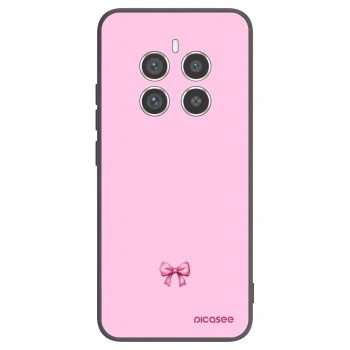 Picasee husă neagră din silicon pentru Realme 12 Pro 5G - Blush bow