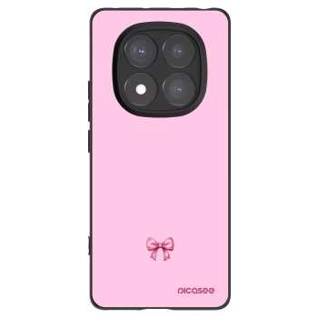 Picasee husă neagră din silicon pentru Xiaomi Redmi Note 14 Pro+ 5G - Blush bow
