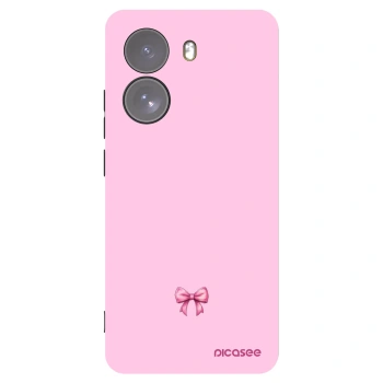 Picasee husă neagră din silicon pentru Xiaomi Poco X7 - Blush bow