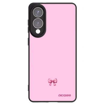 Picasee husă neagră din silicon pentru Samsung Galaxy S25 Edge 5G - Blush bow