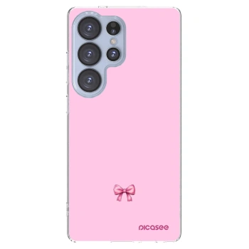 Picasee husă transparentă din silicon pentru Samsung Galaxy S25 Ultra 5G - Blush bow