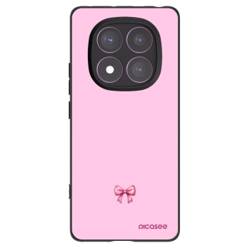 Picasee husă neagră din silicon pentru Xiaomi Redmi Note 14 Pro 4G - Blush bow