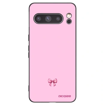 Picasee husă neagră din silicon pentru Google Pixel 8 Pro - Blush bow
