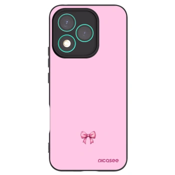 Picasee husă neagră din silicon pentru Honor 400 Lite 5G - Blush bow