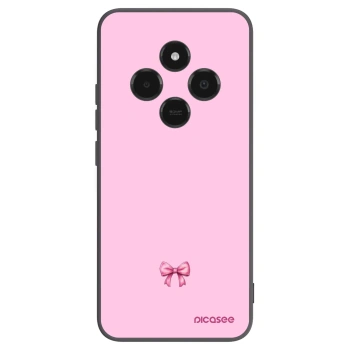 Picasee husă neagră din silicon pentru Xiaomi Poco C75 - Blush bow