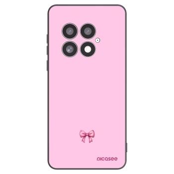 Picasee husă neagră din silicon pentru OnePlus 13 5G - Blush bow