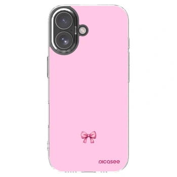 Picasee husă transparentă din silicon pentru Apple iPhone 17 - Blush bow