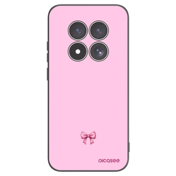 Picasee husă neagră din silicon pentru Xiaomi Redmi Note 15 Pro 4G - Blush bow