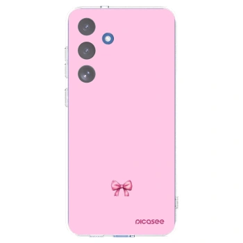Picasee husă transparentă din silicon pentru Samsung Galaxy S25 FE 5G - Blush bow