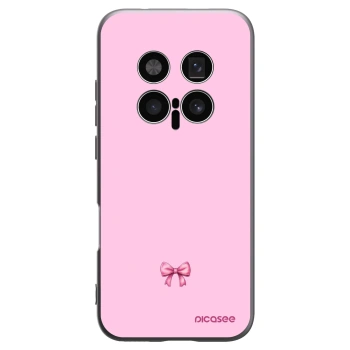 Picasee husă neagră din silicon pentru Honor Magic8 Pro 5G - Blush bow