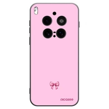 Picasee husă neagră din silicon pentru Vivo X300 Pro - Blush bow