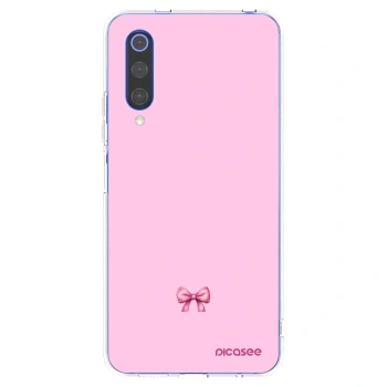 Picasee husă transparentă din silicon pentru Xiaomi Mi 9 SE - Blush bow