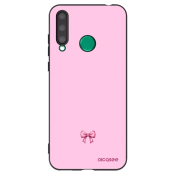 Picasee husă neagră din silicon pentru Honor 20 Lite - Blush bow