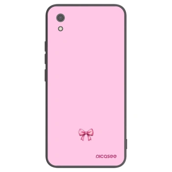 Picasee husă neagră din silicon pentru Xiaomi Redmi 7A - Blush bow