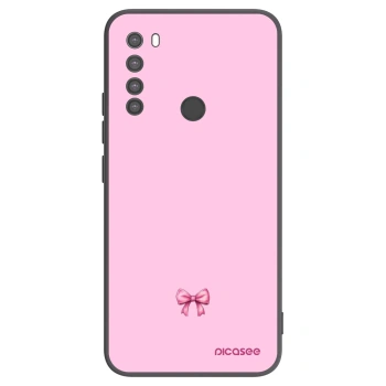 Picasee husă neagră din silicon pentru Xiaomi Redmi Note 8 - Blush bow