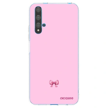 Picasee husă transparentă din silicon pentru Huawei Nova 5T - Blush bow