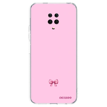 Picasee husă transparentă din silicon pentru Xiaomi Redmi Note 9 Pro - Blush bow