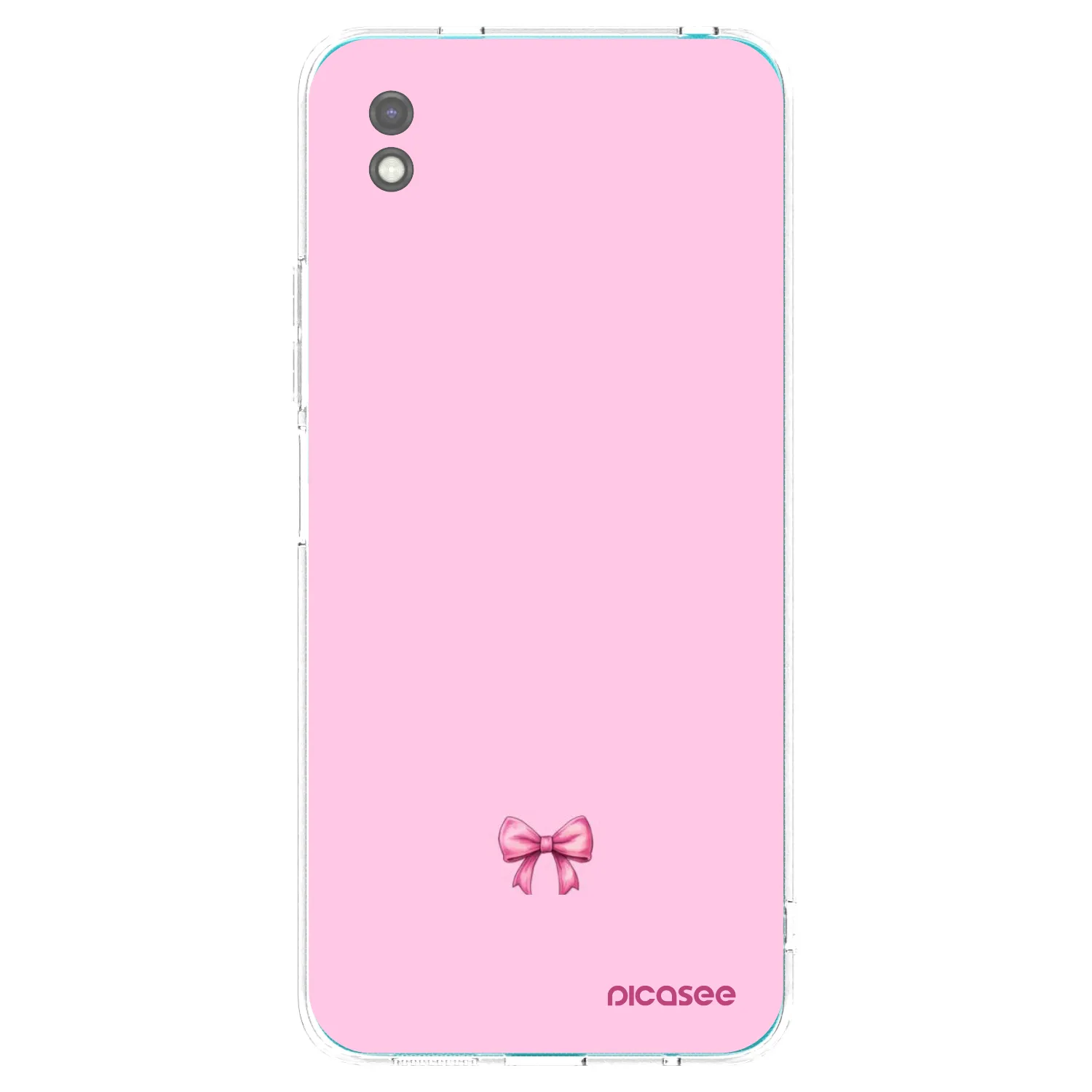 Picasee husă neagră din silicon pentru Xiaomi Redmi 9A - Blush bow