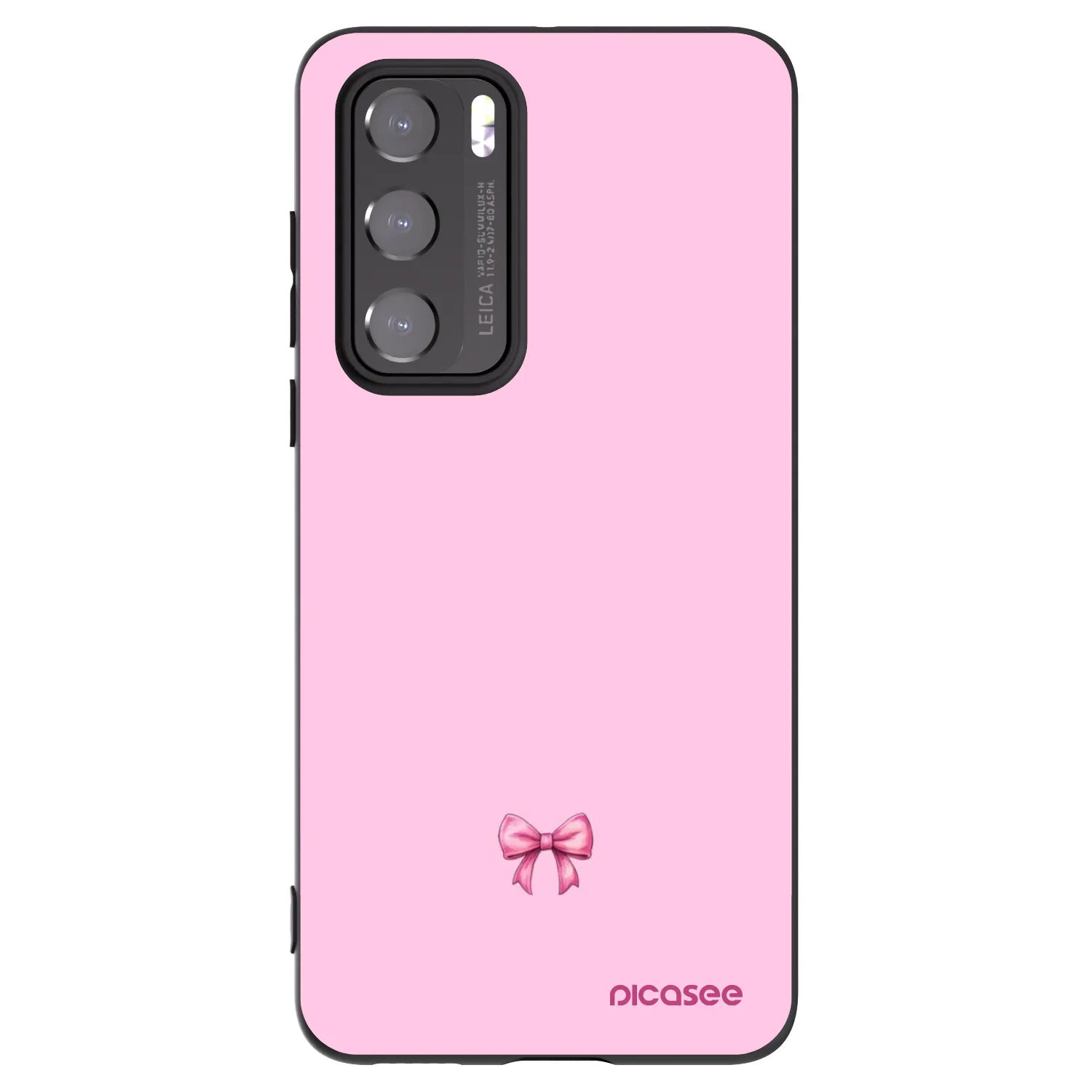 Picasee husă neagră din silicon pentru Huawei P40 - Blush bow