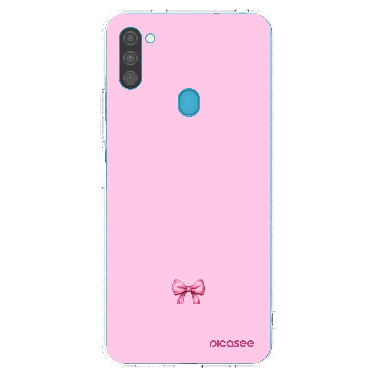 Picasee husă transparentă din silicon pentru Samsung Galaxy M11 - Blush bow