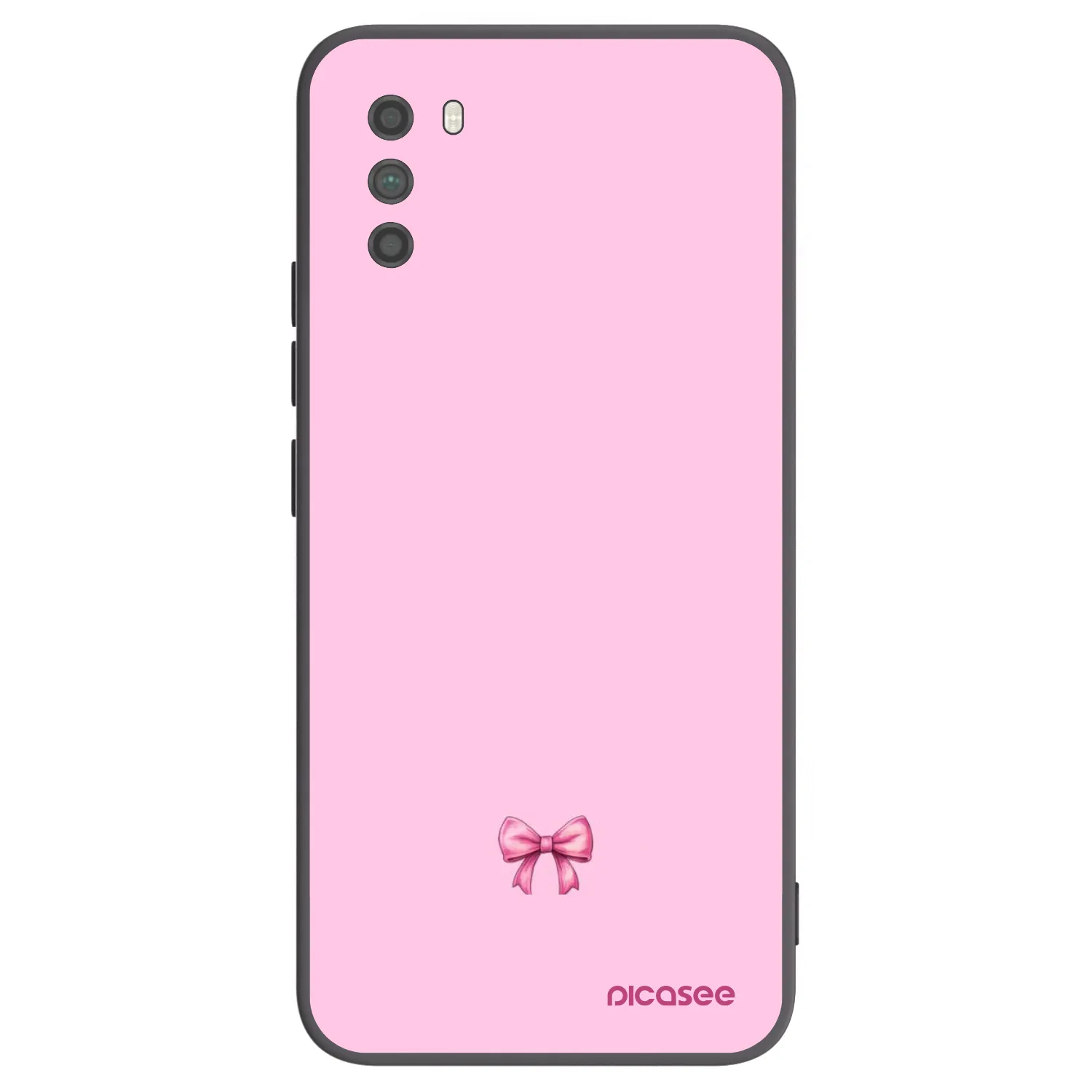 Picasee husă neagră din silicon pentru Xiaomi Poco M3 - Blush bow