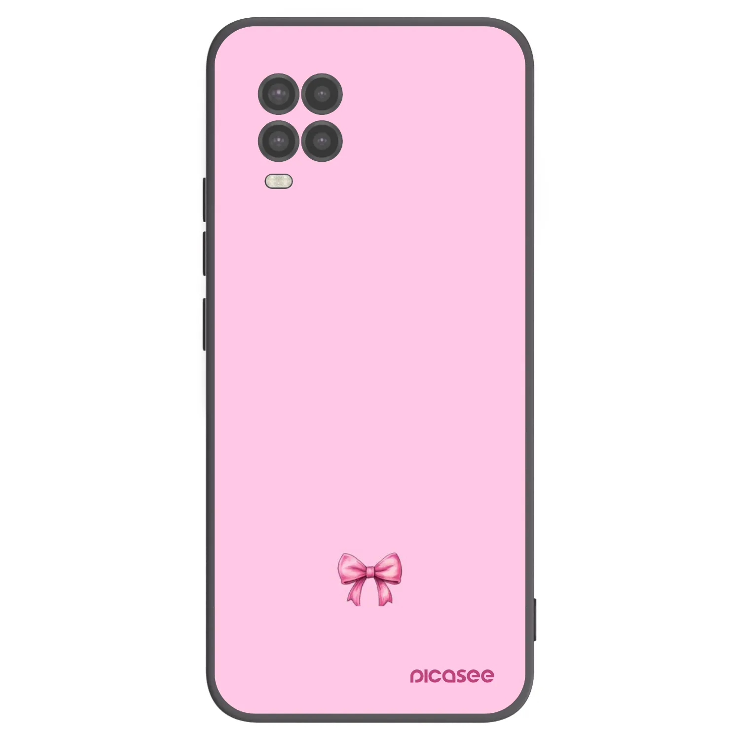 Picasee husă neagră din silicon pentru Xiaomi Mi 10 Lite - Blush bow