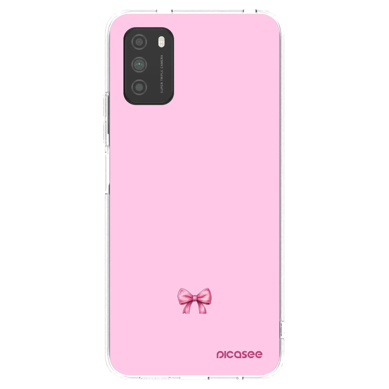 Picasee husă transparentă din silicon pentru Xiaomi Poco M3 - Blush bow