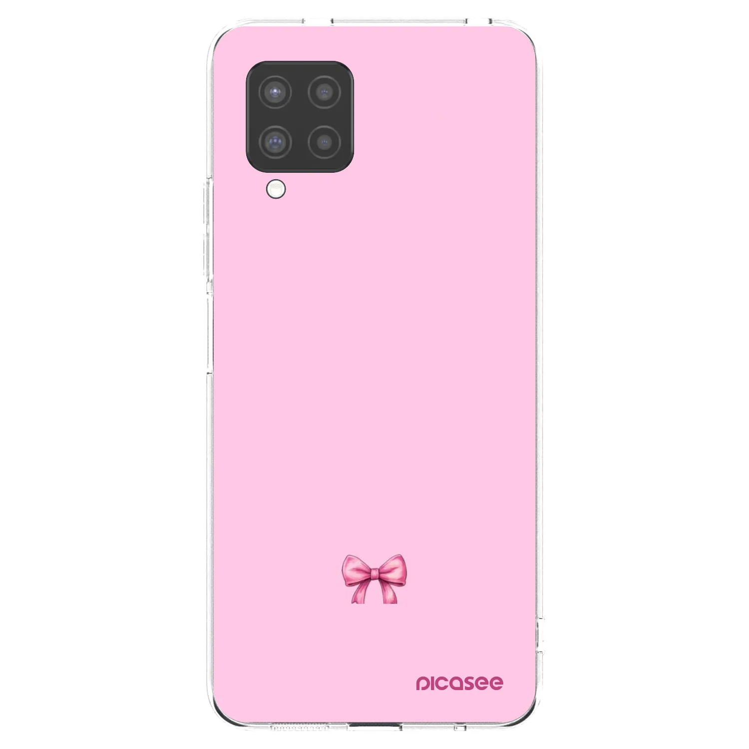 Picasee husă transparentă din silicon pentru Samsung Galaxy A42 A426B - Blush bow