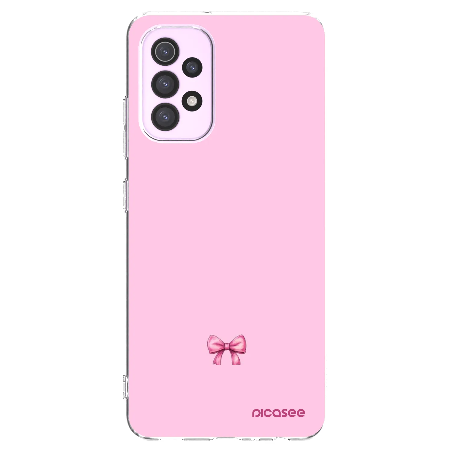 Picasee husă transparentă din silicon pentru Samsung Galaxy A32 5G A326B - Blush bow