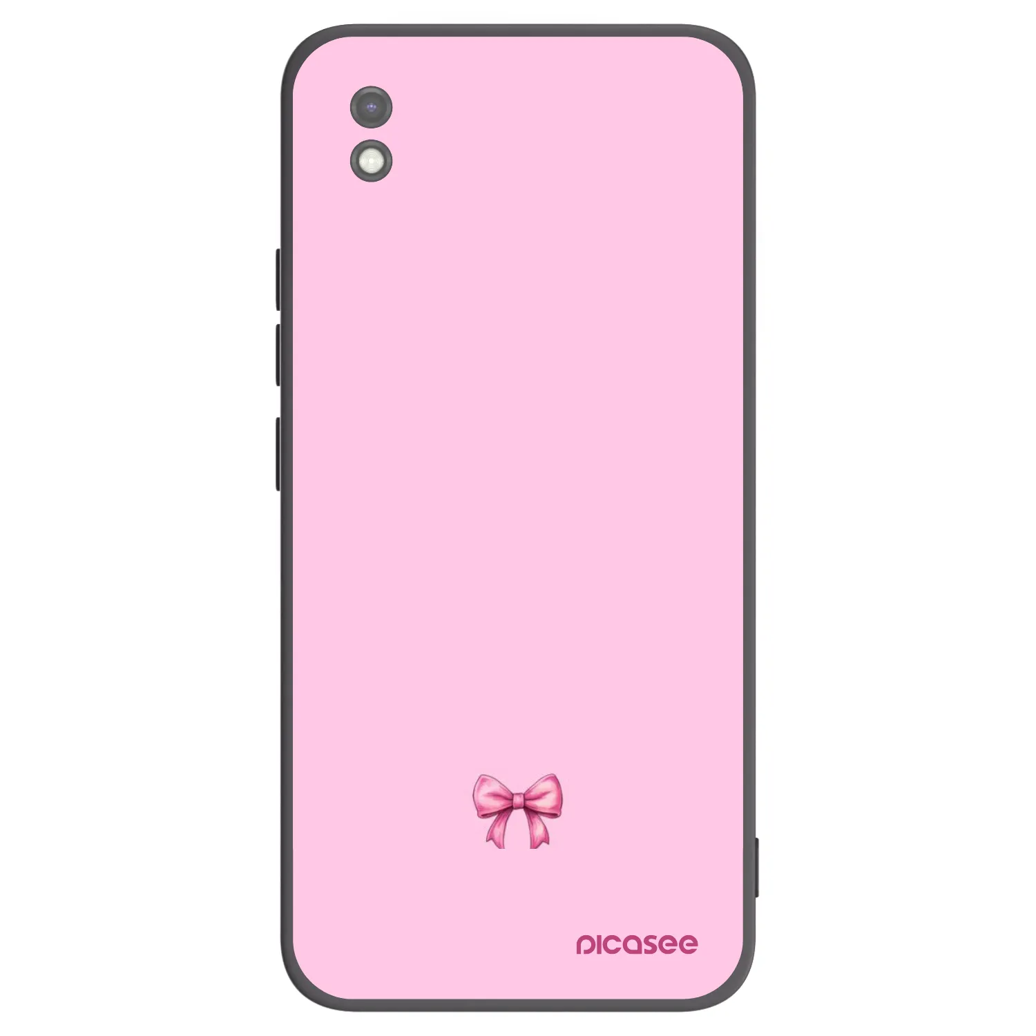 Picasee husă neagră din silicon pentru Xiaomi Redmi 9AT - Blush bow
