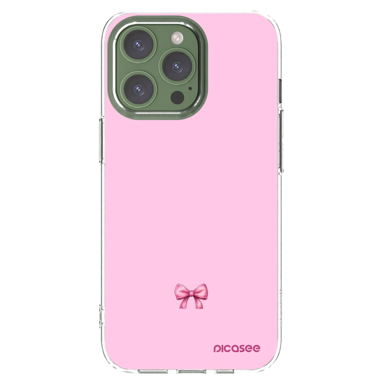 Picasee husă transparentă din silicon pentru Apple iPhone 13 Pro - Blush bow