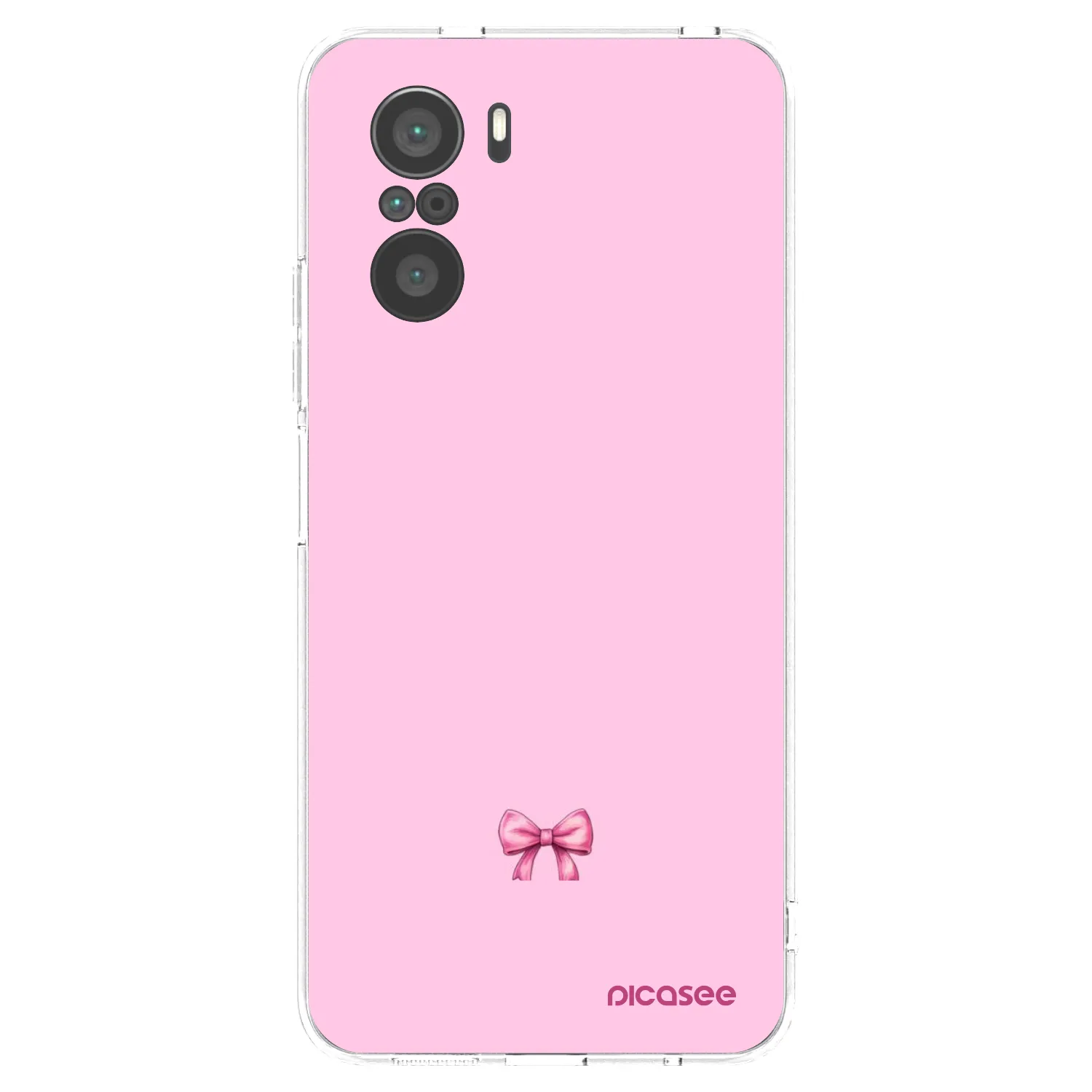 Picasee husă transparentă din silicon pentru Xiaomi Poco F3 - Blush bow