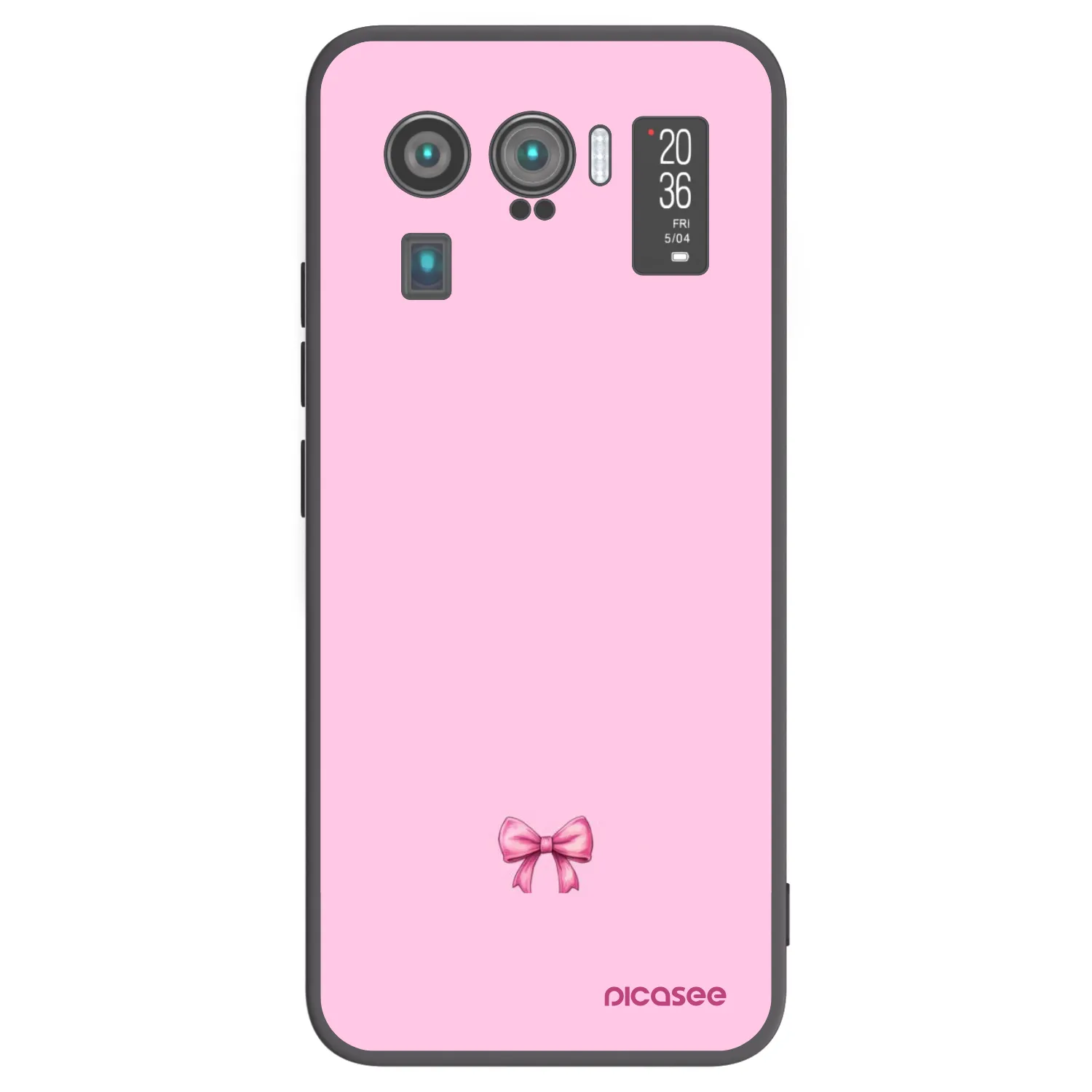 Picasee husă neagră din silicon pentru Xiaomi Mi 11 Ultra - Blush bow