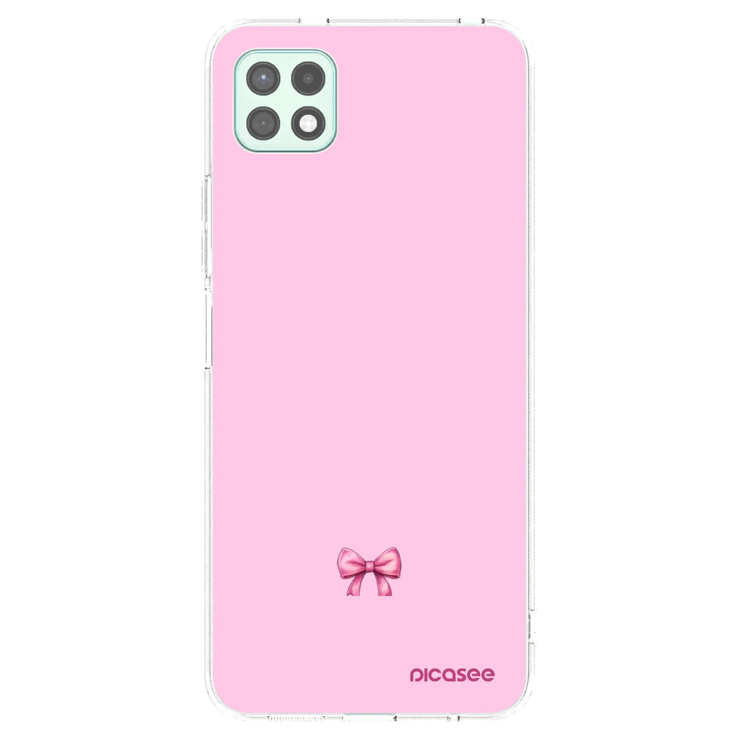 Picasee husă transparentă din silicon pentru Samsung Galaxy A22 A226B 5G - Blush bow