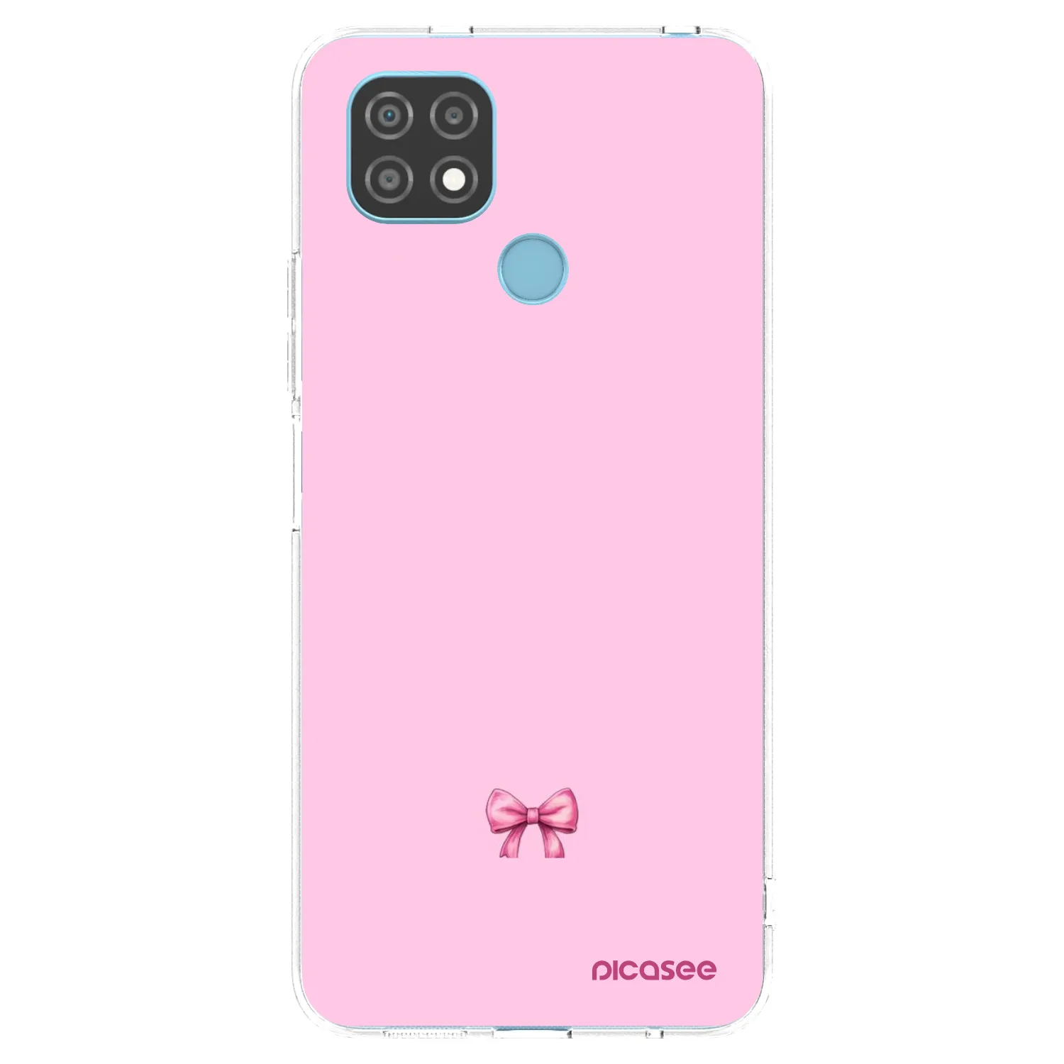 Picasee husă transparentă din silicon pentru Realme C21 - Blush bow