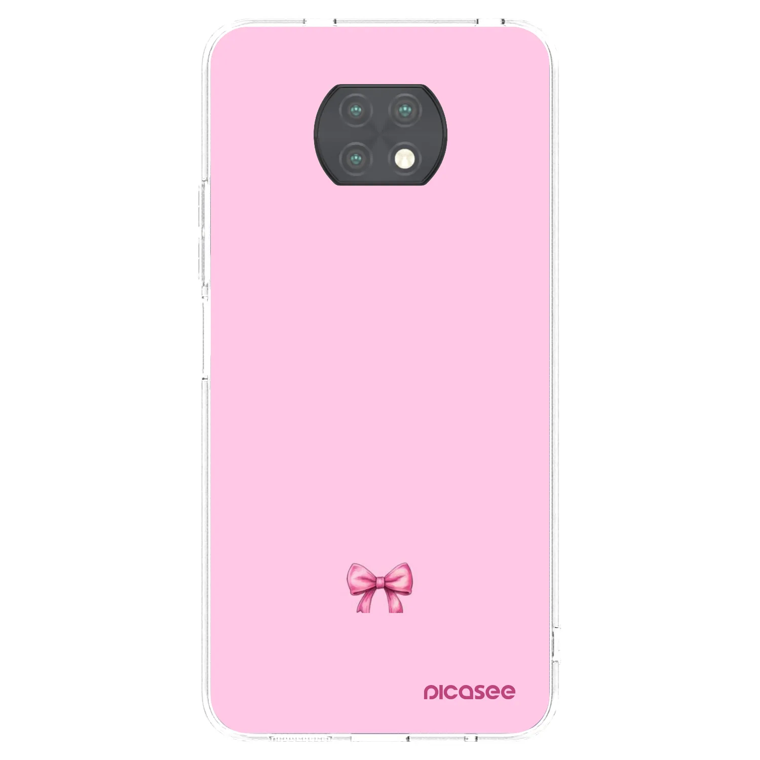 Picasee husă transparentă din silicon pentru Xiaomi Redmi Note 9T - Blush bow