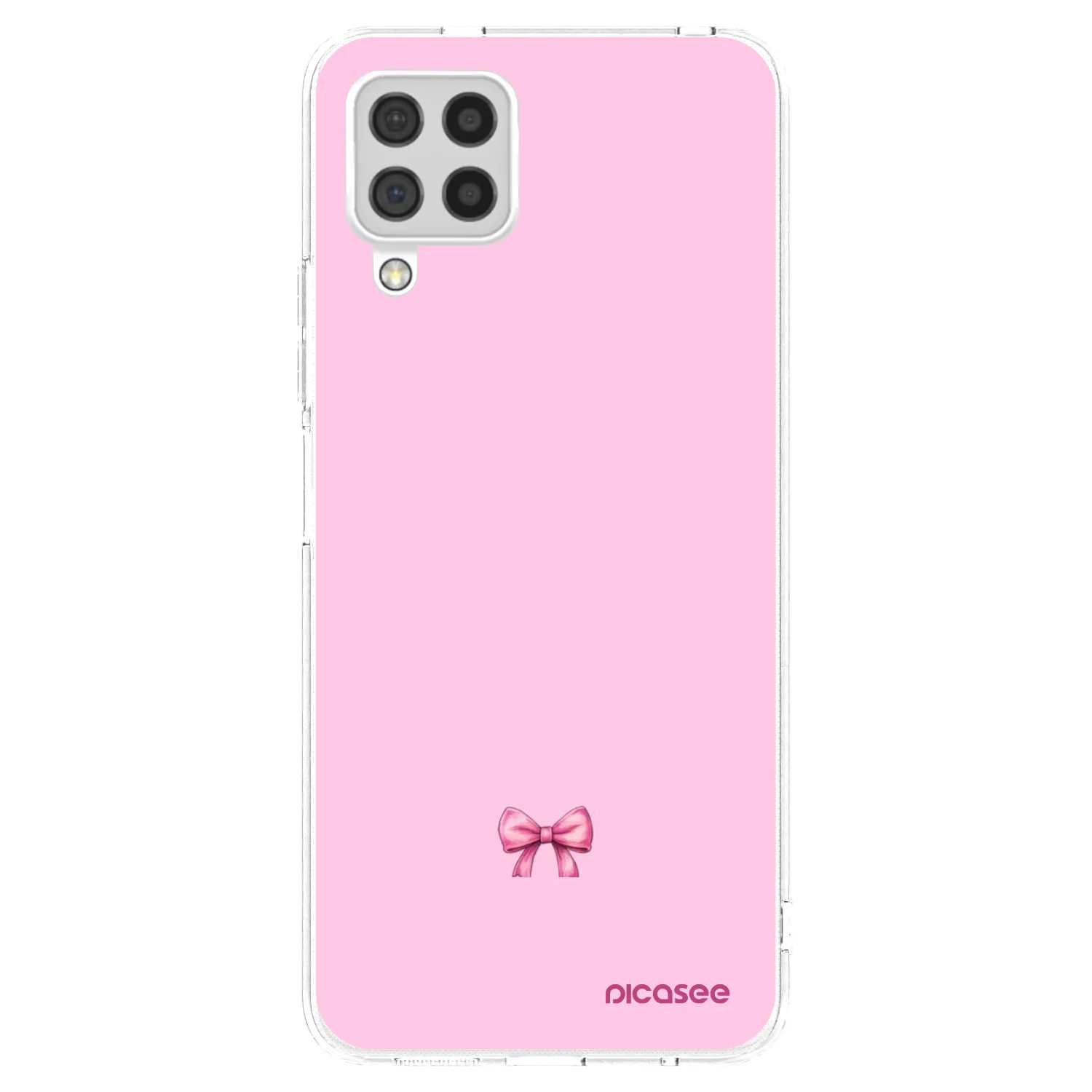 Picasee husă transparentă din silicon pentru Samsung Galaxy A22 A225F 4G - Blush bow