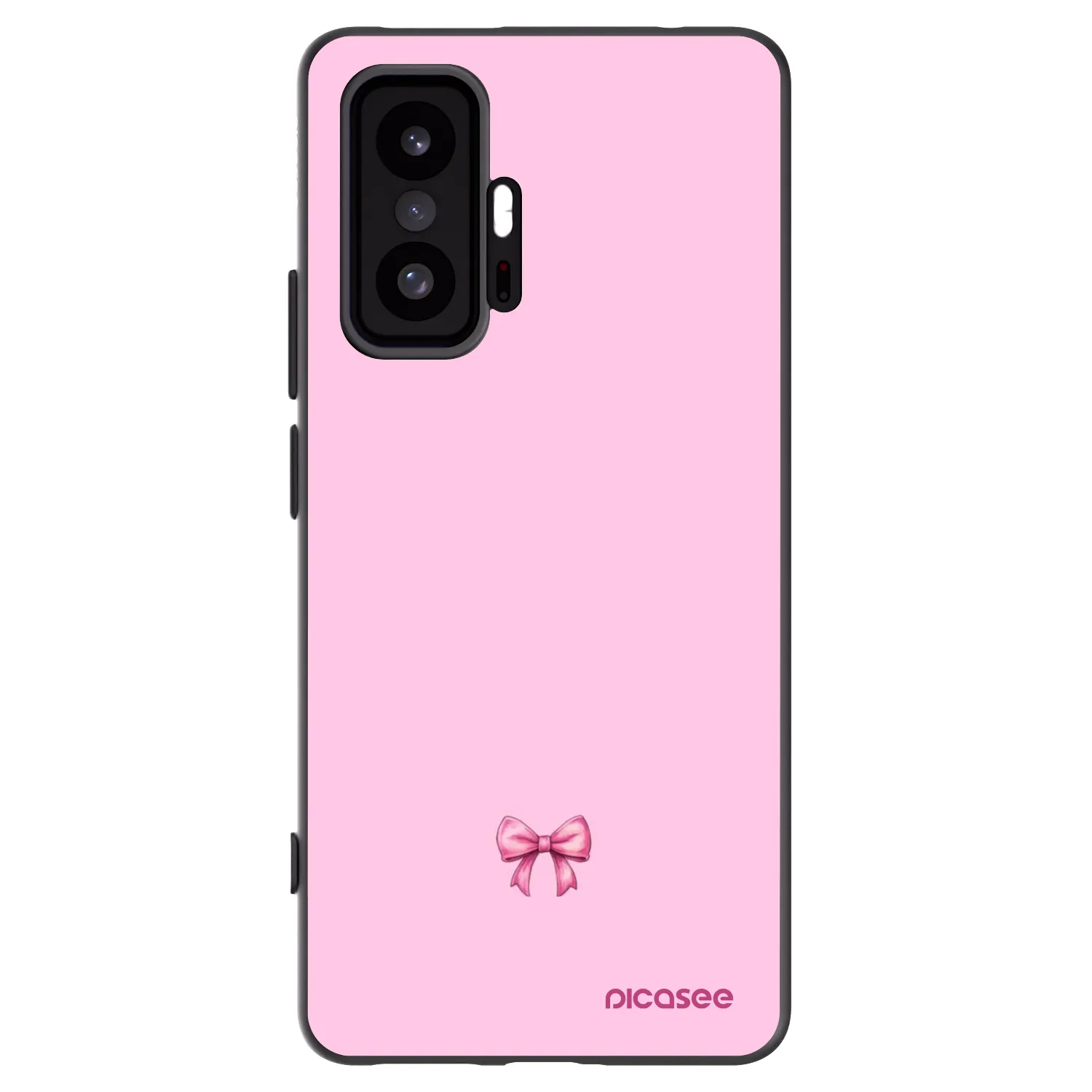 Picasee husă neagră din silicon pentru Xiaomi 11T Pro - Blush bow
