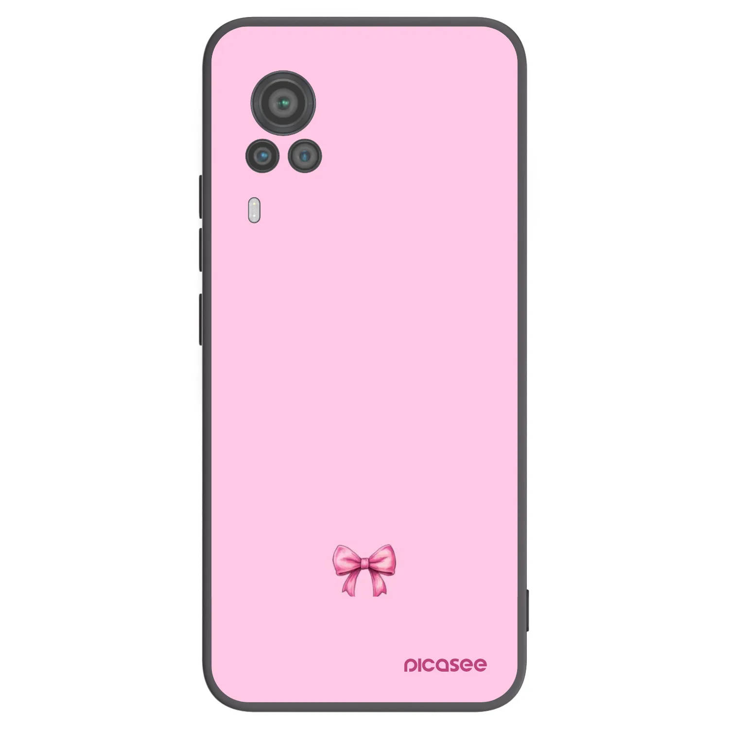 Picasee husă neagră din silicon pentru Vivo X60 Pro 5G - Blush bow