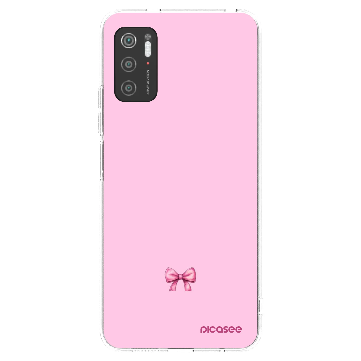 Picasee husă transparentă din silicon pentru Xiaomi Poco M3 Pro 5G - Blush bow